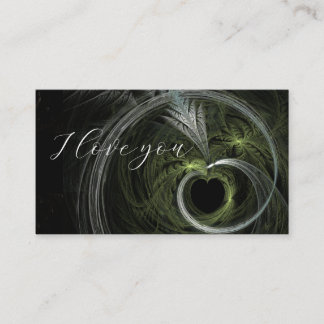 Cartão De Visita Eu te amo