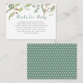Cartão De Visita Eucalyptus Foliage Books para Bebê