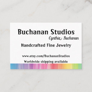 Cartão De Visita Euro Large Personalize Texto com Atenção às Mulher