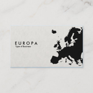 Cartão De Visita EUROPA - Canvas Estilo tencioso