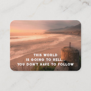 Cartão De Visita Evangelismo Evangelismo Convide Salvação