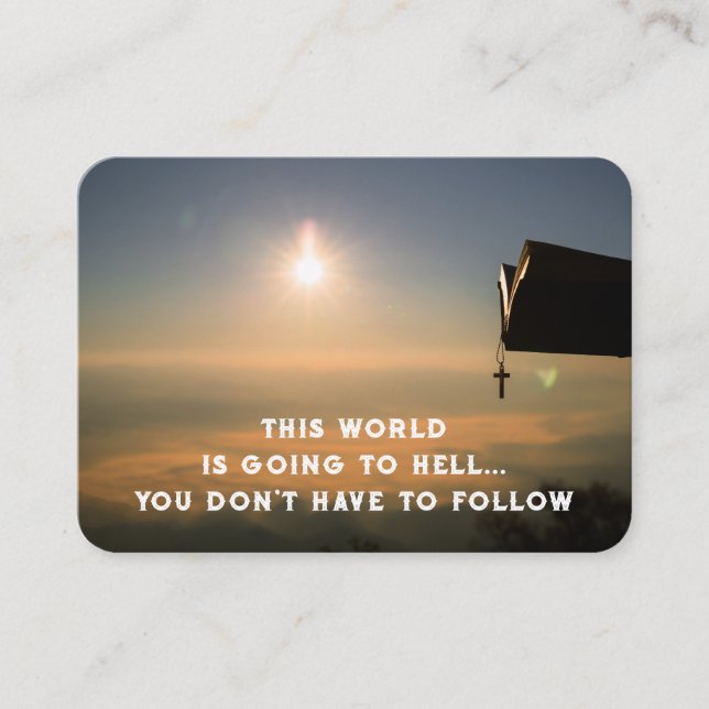 Cartão De Visita Evangelismo Evangelismo Convide Salvação (Frente)