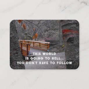 Cartão De Visita Evangelismo Evangelismo Convide Salvação