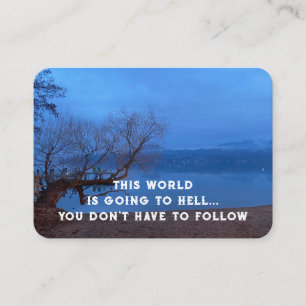 Cartão De Visita Evangelismo Evangelismo Convide Salvação