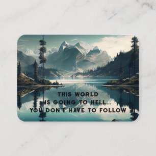 Cartão De Visita Evangelismo Evangelismo Convide Salvação