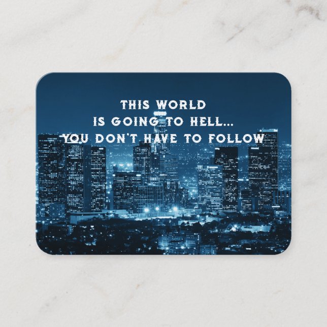 Cartão De Visita Evangelismo Evangelismo Convide Salvação (Frente)