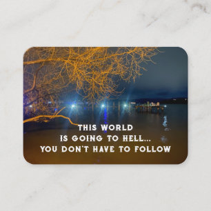 Cartão De Visita Evangelismo Evangelismo Convide Salvação