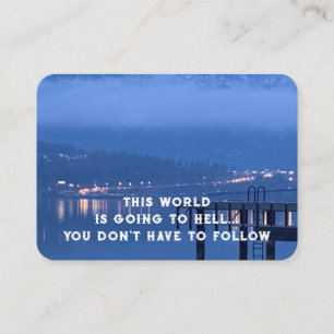 Cartão De Visita Evangelismo Evangelismo Convide Salvação