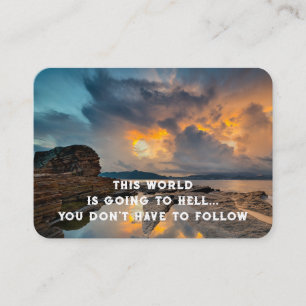 Cartão De Visita Evangelismo Evangelismo Convide Salvação