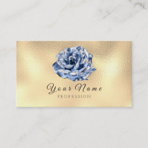 Cartão De Visita Evento do ouro do estilista do Blogger do metal da