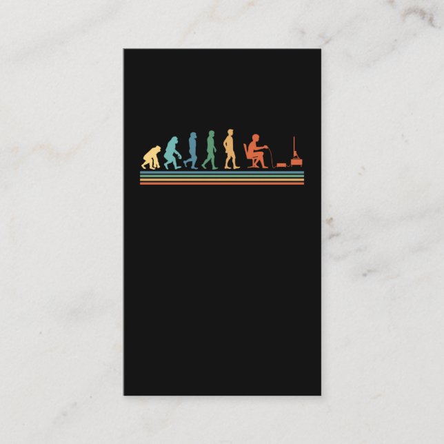 Cartão De Visita Evolução dos jogos do Adolescente de Jogador de Co (Frente)