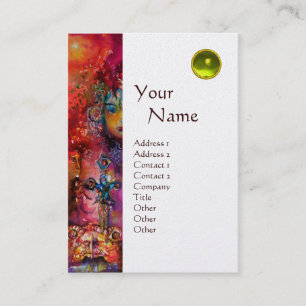 Cartão De Visita EXCALIBUR MONOGRAMA - Ouro metálico