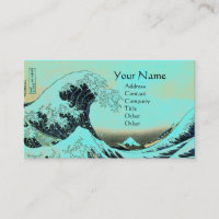 EXCELENTE WAVE MONOGRAM Azul Aqua, Teal