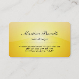 Cartão de visita exclusivo de cosmetologista amare