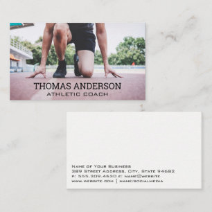 Cartão De Visita Executante na pista