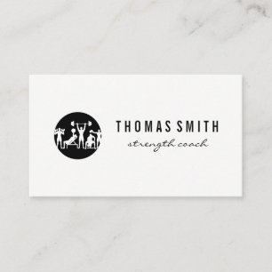 Cartão De Visita Exercícios de treinamento Malhação