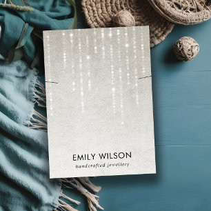 CARTÃO DE VISITA EXIBIÇÃO DA BANDA DE  DE CARACTERES DE LUZ DA CI