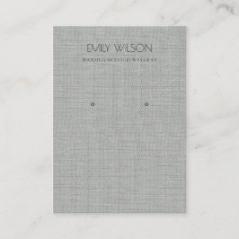 CARTÃO DE VISITA EXIBIÇÃO DE ANTERIOR DE TEXTURA DA CANA DO TECIDO 