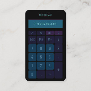 Cartão De Visita Exibição de cálculo