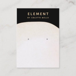 Cartão De Visita Exibição de Gravação de Aquarela Minimalista de Aq