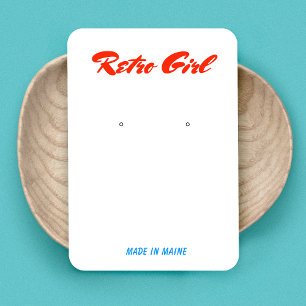 Cartão De Visita Exibição de Gravação de Assinatura de Script Retro