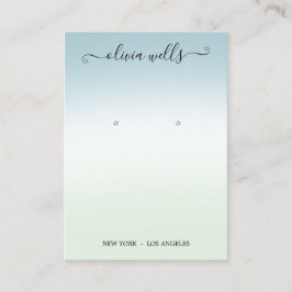 Cartão De Visita Exibição de Gravação de Script de Gradiente