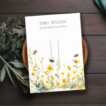 Exibição de Hairclip de Abelhas Amarelo-Chic