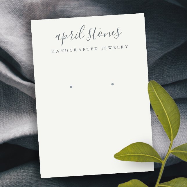 Cartão De Visita Exibição de Leitura Branca de Cinzas Pretas com Sc (Criador carregado)