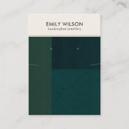 CARTÃO DE VISITA EXIBIÇÃO DE OUTROS ANTERIORES DO NECKLACE DO BLOCO