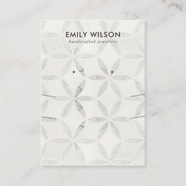 CARTÃO DE VISITA EXIBIÇÃO DE OUVIMENTO DE LONGA ESCALA FLORAL OFF (Frente)