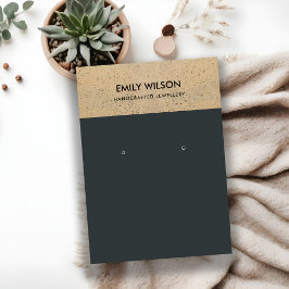 CARTÃO DE VISITA EXIBIÇÃO DE TERRACOTA CERAMIC PRETO