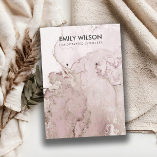 CARTÃO DE VISITA EXIBIÇÃO DO ESTUDO DE NECKLACE MARBLE AGATE MAUV