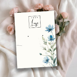 Cartão De Visita Exibição do Logotipo do Colar de Pescoço de Flor A