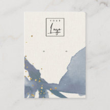 Exibição do logotipo Dourado Abstrato do Indigo Az