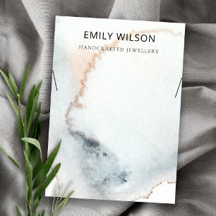 CARTÃO DE VISITA EXIBIÇÃO DO NECKLACE DE ONDAS DE ÁGUA DOURADA A