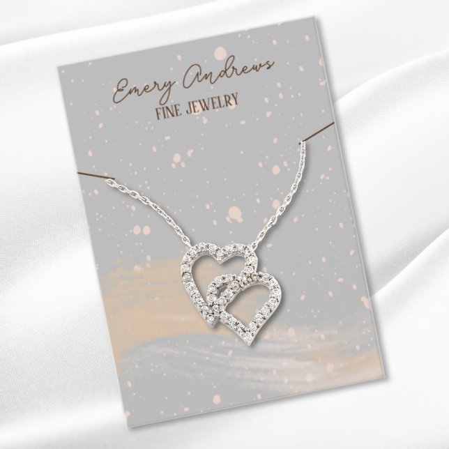 Cartão De Visita Exibição do Retentor de Colar de Jogo do Designer  (Criador carregado)