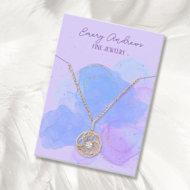 Cartão De Visita Exibição do Retentor de Colar de Jogo do Designer  (Criador carregado)