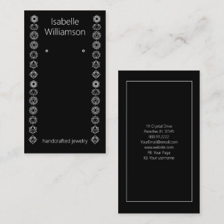 Cartão De Visita Exibição Mínima de Chakras Manipulada de Joias