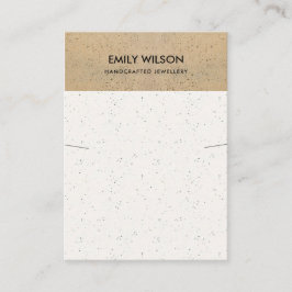 CARTÃO DE VISITA EXIBIÇÃO RUSTICA DE TERRACOTA TERRACOTÁTICA