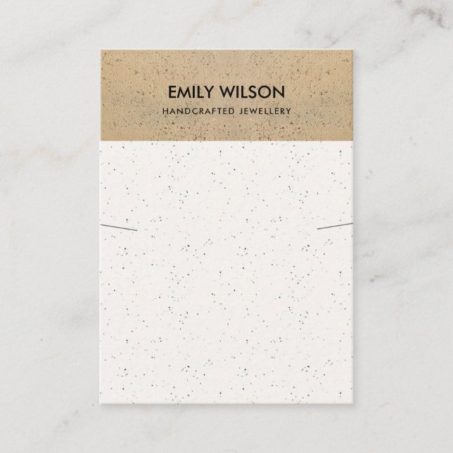 CARTÃO DE VISITA EXIBIÇÃO RUSTICA DE TERRACOTA TERRACOTÁTICA (Frente)