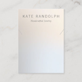 Cartão De Visita Exibição Simples de Joalete de Colar Moderno