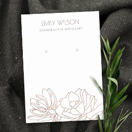 CARTÃO DE VISITA EXIBIÇÃO SUCCULENTA DE BRANQUEAMENTO DE PINCO AZUL