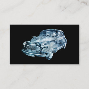 Cartão De Visita exposição dupla à lavagem de carros