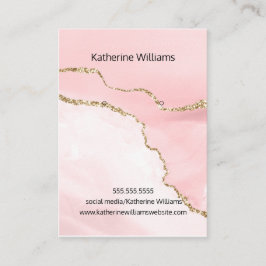 Cartão De Visita Expositor de Brincos em Brilho de Faux Dourado Ros