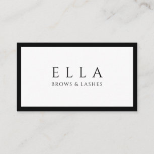Cartão De Visita Extensões de Lash de Salão Brows e Lashes