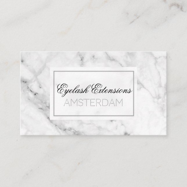 Cartão De Visita Extensões Eyelash (Frente)