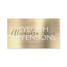 Extensões Eyelash de Metal Dourado de luxo