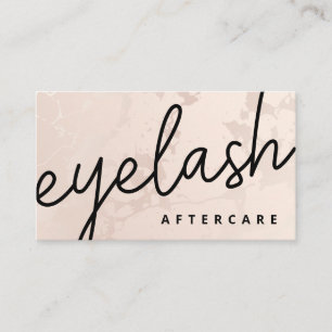 Cartão De Visita Extensões Eyelash Modernas Lash Elevação Após Cuid