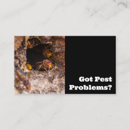 Cartão De Visita Exterminador de pragas para vespas de vespas para 