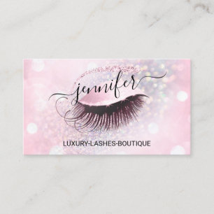 Cartão De Visita Eyelash Cód. QR - Diminuição da Largura